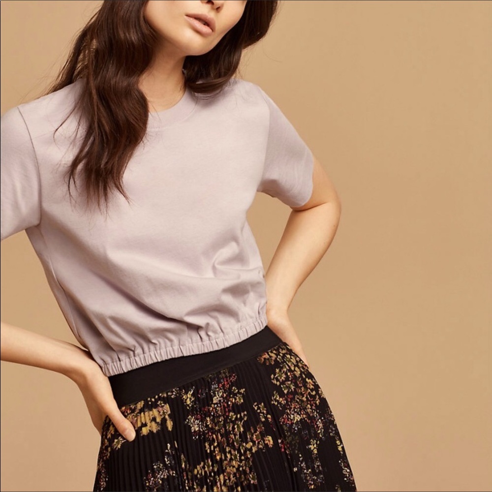 Aritzia Lilac Crop Top
